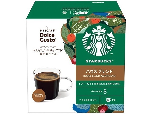 【ケース販売】スターバックス ハウスＮＤＧ専用カプセル１２Ｐ ×3 【全国送料無料】(一部地域別途)・まとめ買い・防災備蓄にも最適の画像