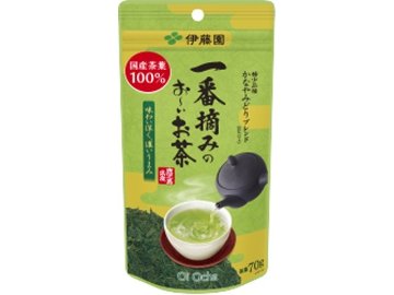 【ケース販売】伊藤園 一番摘みのお?いお茶かなやみどり７０ｇ  ×10 【全国送料無料】(一部地域別途)・まとめ買い・防災備蓄にも最適の画像