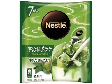 【ケース販売】ネスレ 宇治抹茶ラテ ポーション７個  ×12 【全国送料無料】(一部地域別途)・まとめ買い・防災備蓄にも最適の画像