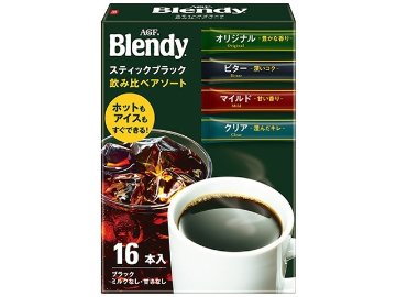 【ケース販売】ＡＧＦ ブレンディ飲み比べアソート１６本  ×12 【全国送料無料】(一部地域別途)・まとめ買い・防災備蓄にも最適の画像