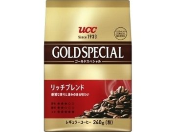 【ケース販売】ＵＣＣ ゴールドスペシャル リッチ２４０ｇ  ×12 【全国送料無料】(一部地域別途)・まとめ買い・防災備蓄にも最適の画像