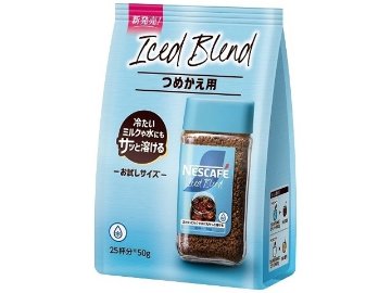 【ケース販売】ネスカフェ アイスブレンド つめかえ５０ｇ  ×12 【全国送料無料】(一部地域別途)・まとめ買い・防災備蓄にも最適の画像