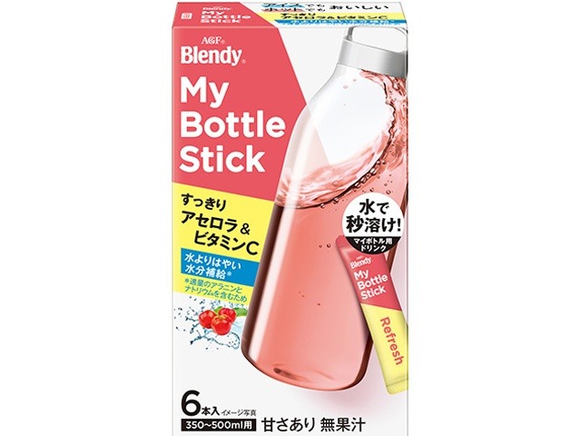 【ケース販売】ブレンディマイボトル アセロラ＆ビタミンＣ６本 ×24 【全国送料無料】(一部地域別途)・まとめ買い・防災備蓄にも最適の画像
