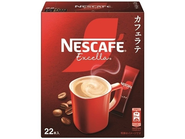 【ケース販売】ネスカフェ エクセラ カフェラテＳＴ２２Ｐ ×12 【全国送料無料】(一部地域別途)・まとめ買い・防災備蓄にも最適の画像