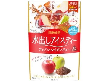 【ケース販売】日東紅茶 水出しアイスティーアップルルイボス１０袋 ×24 【全国送料無料】(一部地域別途)・まとめ買い・防災備蓄にも最適の画像