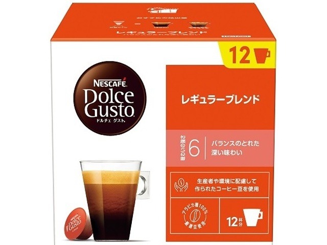 【ケース販売】ネスカフェ ドルチェレギュラーブレンド １２Ｐ ×3 【全国送料無料】(一部地域別途)・まとめ買い・防災備蓄にも最適の画像