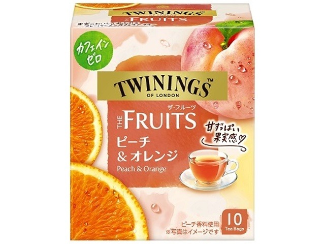 【ケース販売】トワイニング ザ・フルーツ ピーチ＆オレンジ１０Ｐ ×24 【全国送料無料】(一部地域別途)・まとめ買い・防災備蓄にも最適の画像