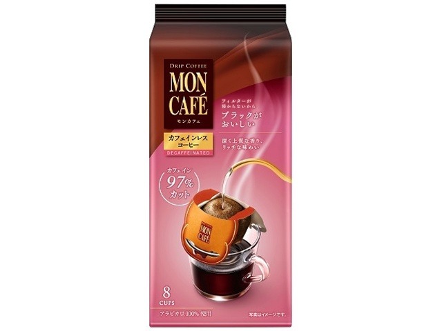【ケース販売】モンカフェ カフェインレスコーヒー ８Ｐ ×30 【全国送料無料】(一部地域別途)・まとめ買い・防災備蓄にも最適の画像