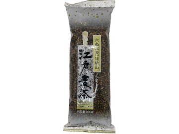 【ケース販売】常陸屋本舗 釜いり六条麦茶 ３００ｇ  ×10 【全国送料無料】(一部地域別途)・まとめ買い・防災備蓄にも最適の画像