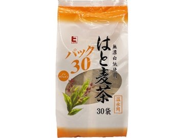 【ケース販売】常陸屋本舗 温水用はと麦茶パック３０Ｐ ×10 【全国送料無料】(一部地域別途)・まとめ買い・防災備蓄にも最適の画像