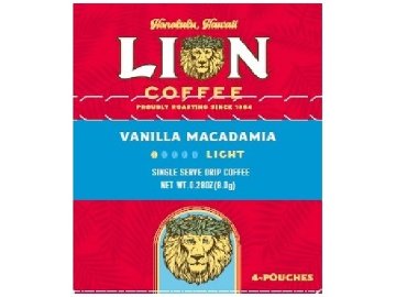 【ケース販売】キー ライオンコーヒー バニラマカダミア４Ｐ ×36 【全国送料無料】(一部地域別途)・まとめ買い・防災備蓄にも最適の画像