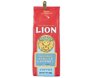 【ケース販売】ライオンコーヒー バニラキャラメル粉１９８ｇ ×15 【全国送料無料】(一部地域別途)・まとめ買い・防災備蓄にも最適の画像