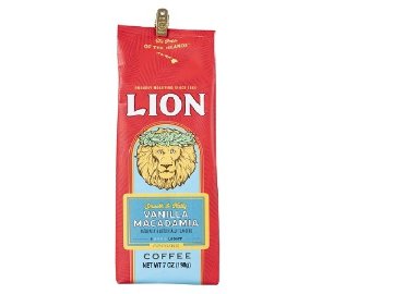 【ケース販売】ライオンコーヒー バニラマカダミア粉１９８ｇ ×15 【全国送料無料】(一部地域別途)・まとめ買い・防災備蓄にも最適の画像