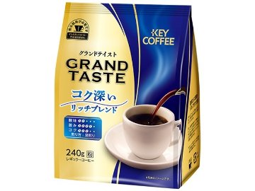 【ケース販売】キー グランドテイスト コク深いリッチ２４０ｇ ×12 【全国送料無料】(一部地域別途)・まとめ買い・防災備蓄にも最適の画像