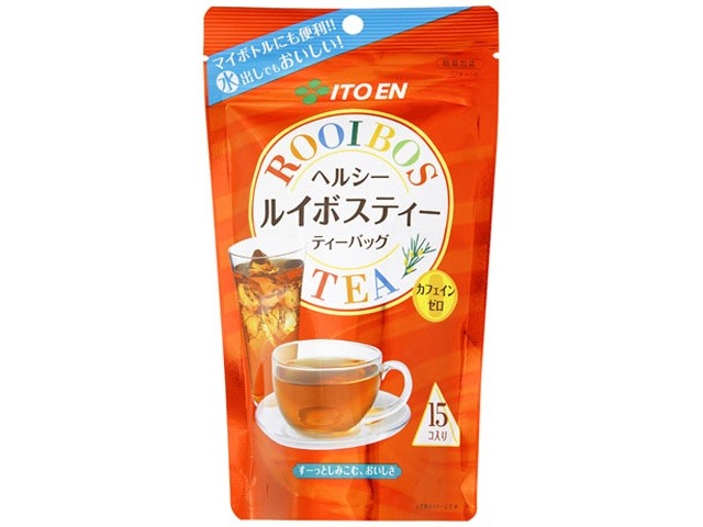【ケース販売】伊藤園 ヘルシールイボスティーティーバッグ１５袋 ×10 【全国送料無料】(一部地域別途)・まとめ買い・防災備蓄にも最適の画像