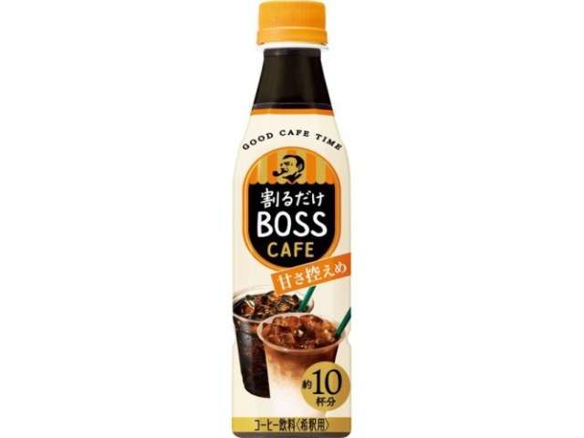 【ケース販売】割るだけボスカフェ 甘さ控えめＰ３４０ｍｌ   ×24 【全国送料無料】(一部地域別途)・まとめ買い・防災備蓄にも最適の画像