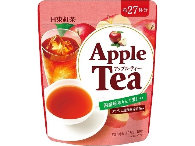 【ケース販売】日東紅茶 アップルティー １８０ｇ ×24 【全国送料無料】(一部地域別途)・まとめ買い・防災備蓄にも最適の画像