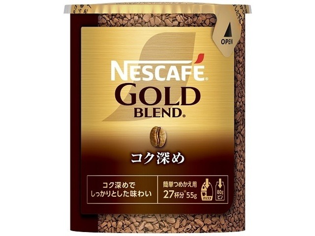 【ケース販売】ネスレ ゴールドブレンドコク深めエコシステム５５ｇ  ×24 【全国送料無料】(一部地域別途)・まとめ買い・防災備蓄にも最適の画像