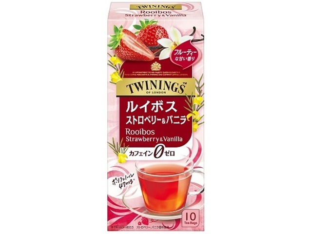 【ケース販売】トワイニング ルイボス ストロベリー＆バニラ１０袋 ×48 【全国送料無料】(一部地域別途)・まとめ買い・防災備蓄にも最適の画像