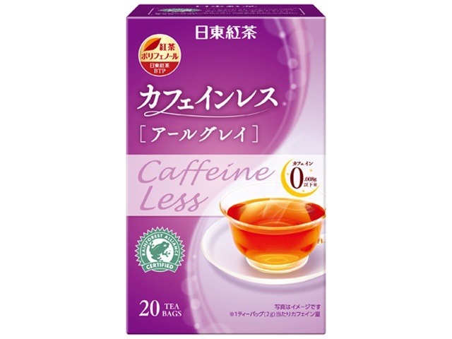 【ケース販売】日東 カフェインレスアールグレイ４０ｇ ×48 【全国送料無料】(一部地域別途)・まとめ買い・防災備蓄にも最適の画像