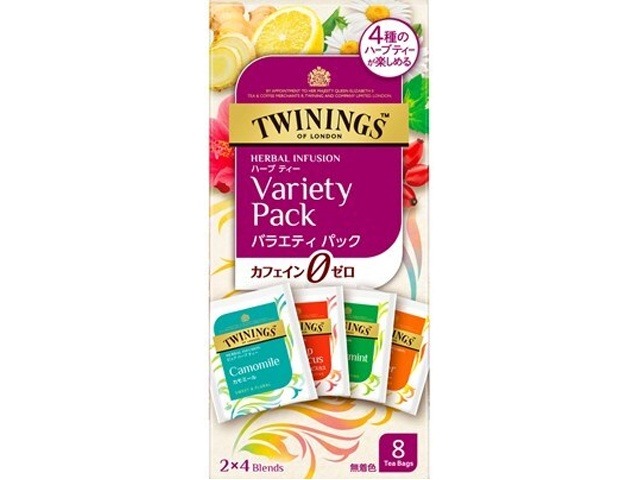 【ケース販売】トワイニング ハーブティー８Ｐバラエティパック ×48 【全国送料無料】(一部地域別途)・まとめ買い・防災備蓄にも最適の画像