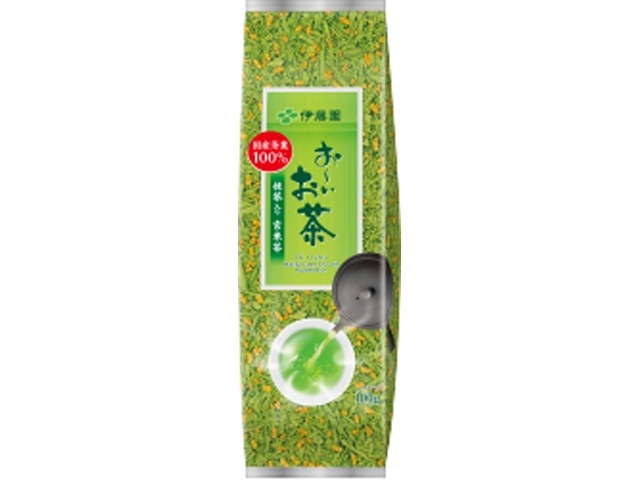 【ケース販売】伊藤園 お?いお茶 抹茶入り玄米茶１００ｇ  ×10 【全国送料無料】(一部地域別途)・まとめ買い・防災備蓄にも最適の画像