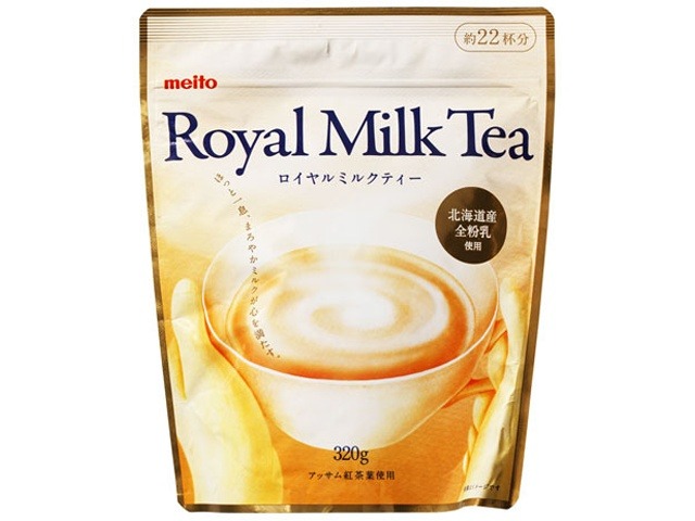 【ケース販売】ｍｅｉｔｏ ロイヤルミルクティー３２０ｇ  ×28 【全国送料無料】(一部地域別途)・まとめ買い・防災備蓄にも最適の画像