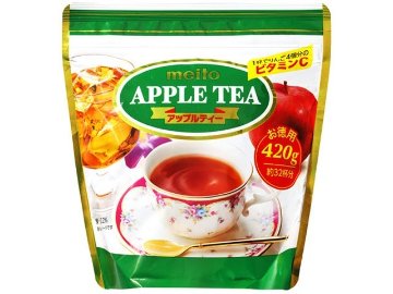 【ケース販売】ｍｅｉｔｏ アップルティー ４２０ｇ  ×28 【全国送料無料】(一部地域別途)・まとめ買い・防災備蓄にも最適の画像