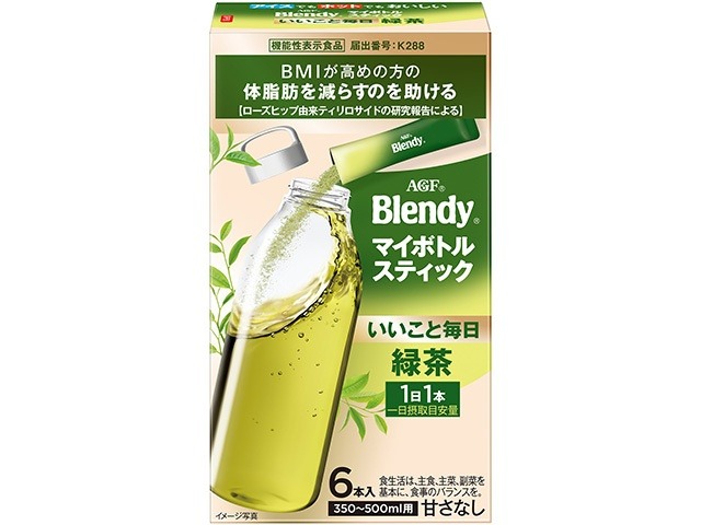 【ケース販売】ブレンディ マイボトルいいこと緑茶６本  ×24 【全国送料無料】(一部地域別途)・まとめ買い・防災備蓄にも最適の画像