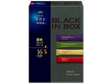 【ケース販売】贅沢な珈琲店ブラックインボックス産地ブレンド１６本  ×12 【全国送料無料】(一部地域別途)・まとめ買い・防災備蓄にも最適の画像