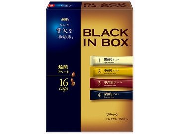 【ケース販売】贅沢な珈琲店ブラックインボックス焙煎アソート１６本  ×12 【全国送料無料】(一部地域別途)・まとめ買い・防災備蓄にも最適の画像