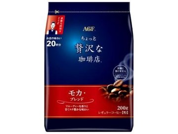 【ケース販売】贅沢な珈琲店 レギュラーモカブレンド２００ｇ  ×12 【全国送料無料】(一部地域別途)・まとめ買い・防災備蓄にも最適の画像