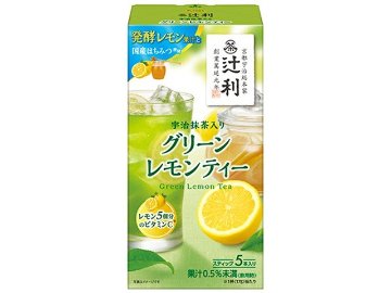 【ケース販売】辻利 宇治抹茶入りグリーンレモンティー ８５ｇ  ×30 【全国送料無料】(一部地域別途)・まとめ買い・防災備蓄にも最適の画像