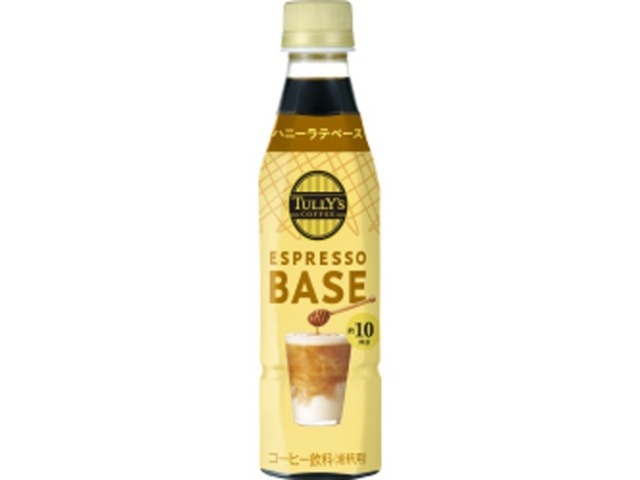 【ケース販売】タリーズ エスプレッソベースハニーラテＰ３４０ｍｌ ×12 【全国送料無料】(一部地域別途)・まとめ買い・防災備蓄にも最適の画像