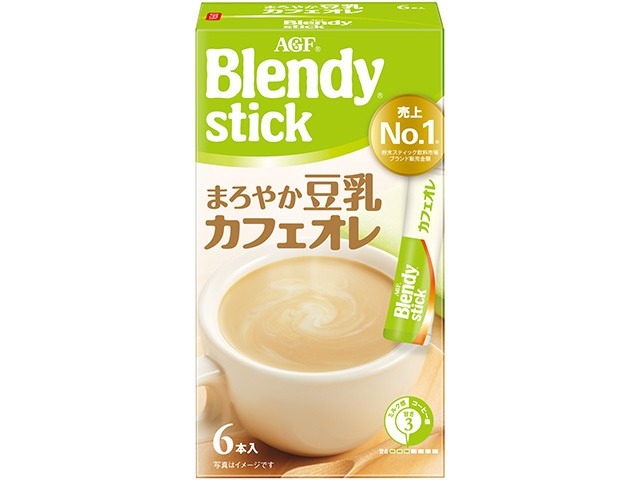 【ケース販売】ブレンディスティック まろやか豆乳カフェオレ６本 ×24 【全国送料無料】(一部地域別途)・まとめ買い・防災備蓄にも最適の画像