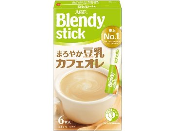 【ケース販売】ブレンディスティック まろやか豆乳カフェオレ６本 ×24 【全国送料無料】(一部地域別途)・まとめ買い・防災備蓄にも最適の画像