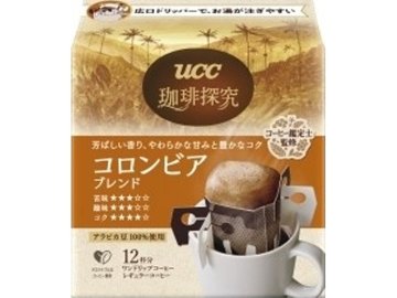 【ケース販売】ＵＣＣ 珈琲探究 コロンビアブレンド１２Ｐ ×12 【全国送料無料】(一部地域別途)・まとめ買い・防災備蓄にも最適の画像