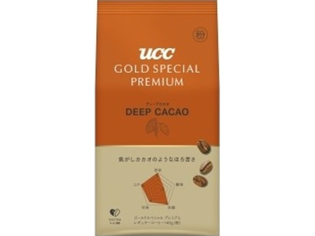 【ケース販売】ＵＣＣ ＧＳＰＰディープカカオ１４０ｇ ×12 【全国送料無料】(一部地域別途)・まとめ買い・防災備蓄にも最適の画像