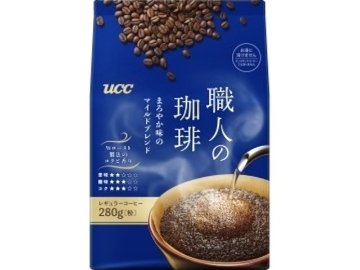 【ケース販売】ＵＣＣ 職人の珈琲 まろやか味のマイルド２８０ｇ ×12 【全国送料無料】(一部地域別途)・まとめ買い・防災備蓄にも最適の画像