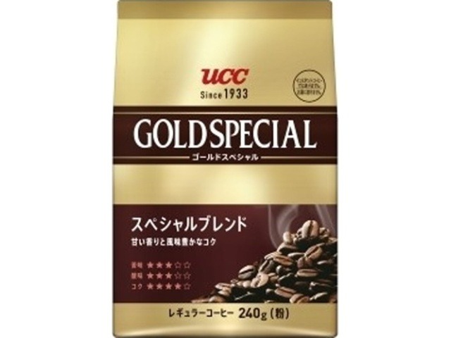 【ケース販売】ＵＣＣ ゴールドスペシャル スペシャル２４０ｇ  ×12 【全国送料無料】(一部地域別途)・まとめ買い・防災備蓄にも最適の画像