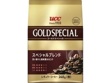 【ケース販売】ＵＣＣ ゴールドスペシャル スペシャル２４０ｇ  ×12 【全国送料無料】(一部地域別途)・まとめ買い・防災備蓄にも最適の画像