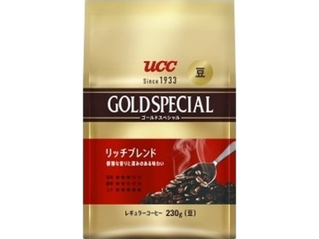 【ケース販売】ＵＣＣ ゴールドスペシャル炒り豆リッチ２３０ｇ ×12 【全国送料無料】(一部地域別途)・まとめ買い・防災備蓄にも最適の画像