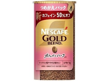 【ケース販売】ゴールドブレンド カフェインハーフエコシス９５ｇ  ×24 【全国送料無料】(一部地域別途)・まとめ買い・防災備蓄にも最適の画像