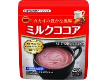 【ケース販売】ブルボン ミルクココア ２００ｇ ×24 【全国送料無料】(一部地域別途)・まとめ買い・防災備蓄にも最適の画像
