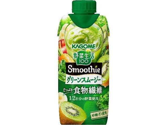 【ケース販売】カゴメ 野菜生活 グリーンスムージー３３０ｍｌ   ×12 【全国送料無料】(一部地域別途)・まとめ買い・防災備蓄にも最適の画像