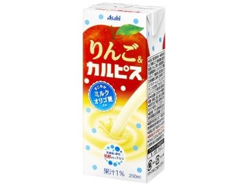 【ケース販売】エルビー りんご＆カルピス ２５０ｍｌ  ×12 【全国送料無料】(一部地域別途)・まとめ買い・防災備蓄にも最適の画像
