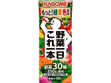 【ケース販売】カゴメ 野菜一日これ一本 紙２００ｍｌ  ×24 【全国送料無料】(一部地域別途)・まとめ買い・防災備蓄にも最適の画像