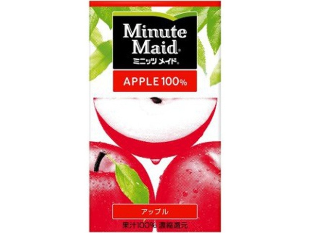 【ケース販売】ミニッツメイド アップル 紙１Ｌ ×6 【全国送料無料】(一部地域別途)・まとめ買い・防災備蓄にも最適の画像