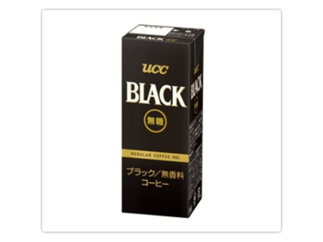 【ケース販売】ＵＣＣ ブラック無糖 ＡＢ２００ｍｌ ×24 【全国送料無料】(一部地域別途)・まとめ買い・防災備蓄にも最適の画像