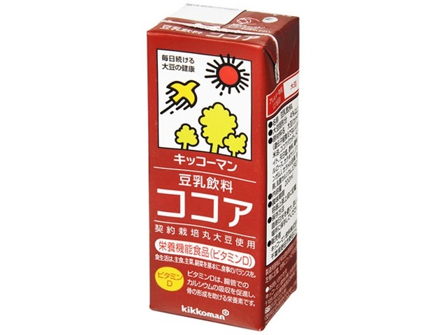 【ケース販売】キッコーマン ソイＦ 豆乳飲料ココア 紙２００ｍｌ  ×18 【全国送料無料】(一部地域別途)・まとめ買い・防災備蓄にも最適の画像